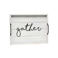Elegant Designs™ 15.5" Gather Serving Tray with Handles