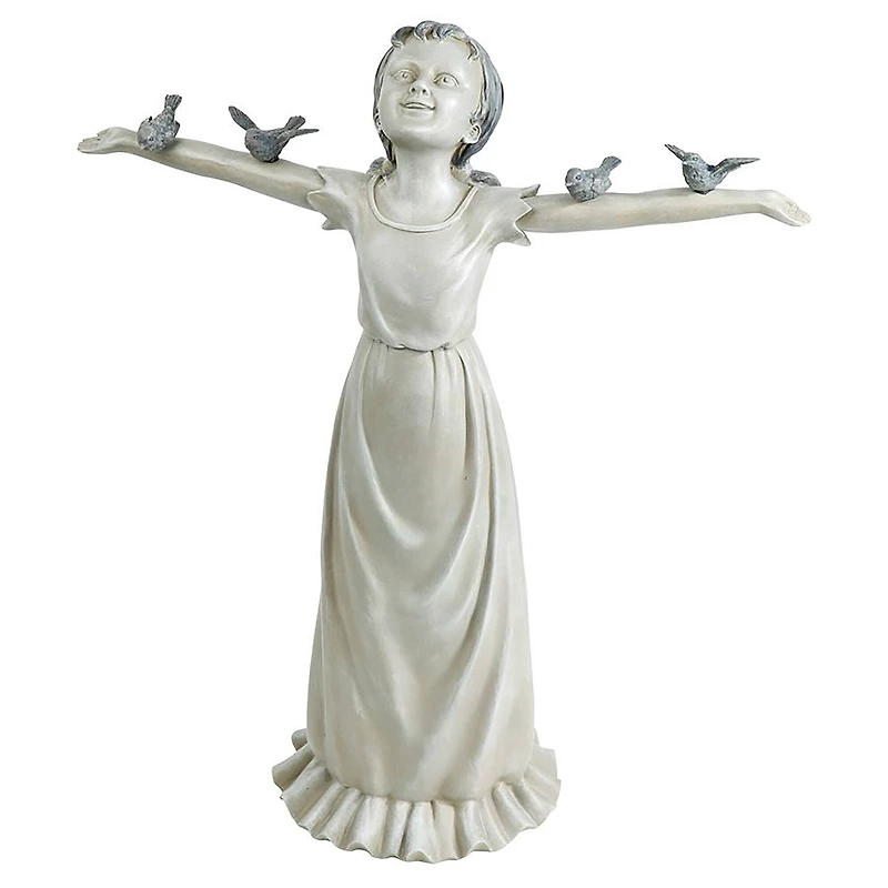 Design Toscano 29.5" Basking in God's Glory Little Girl Statue