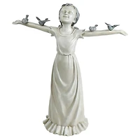 Design Toscano 29.5" Basking in God's Glory Little Girl Statue