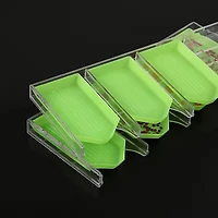 Sparkly Selections Green & Clear Diamond Painting Drill Tray, 2ct.