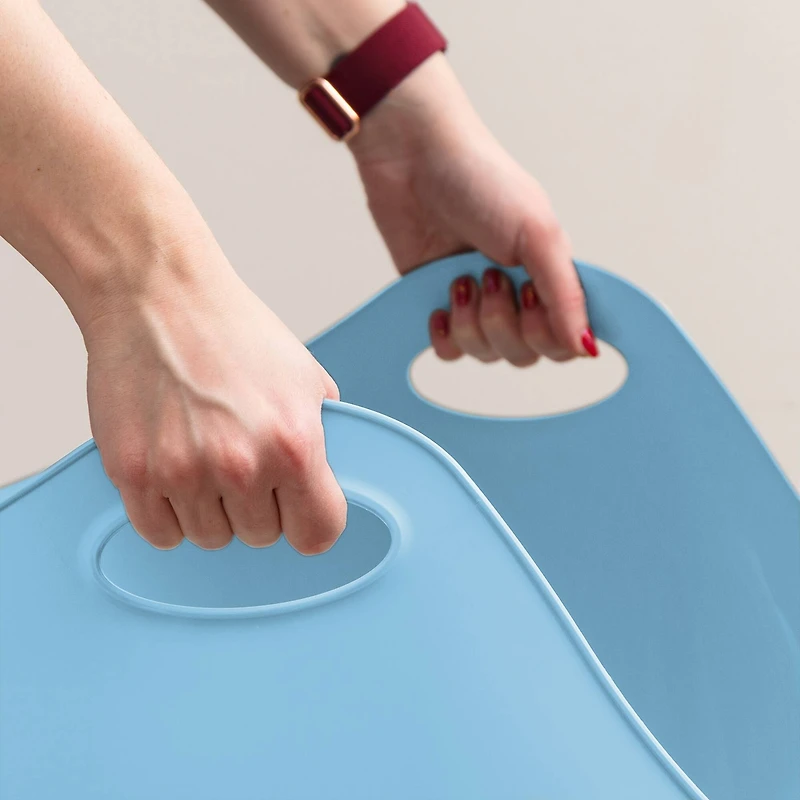 IRIS® Blue Flexi Cat Litter Pan with Handle