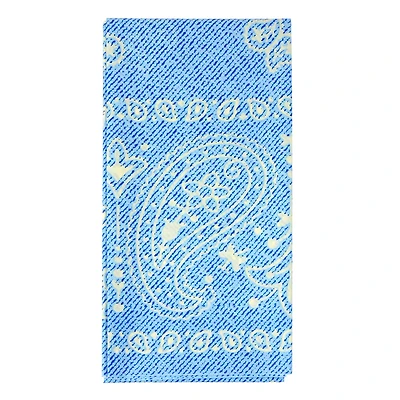 24 Pack: 54" x 108" Blue Bandana Table Cover by Celebrate It™