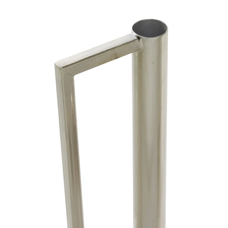 Silver Metal Glam Vase Set