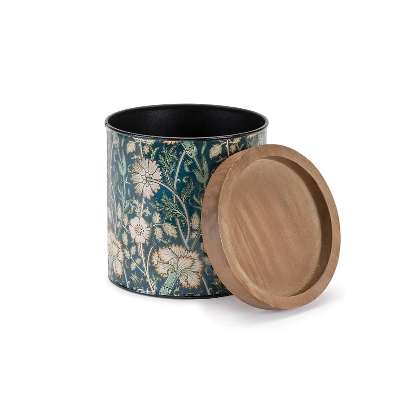 Round William Morris Canister Set