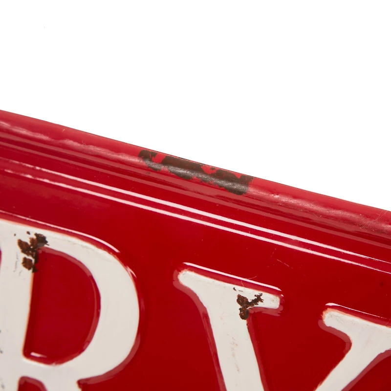 Glitzhome® 45.75" Merry Christmas Metal Wall Sign