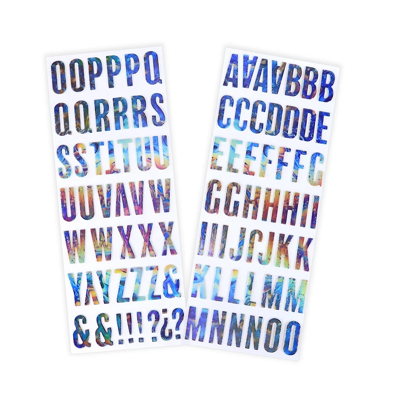 Oil Slick Chipboard Stickers by Recollections™
