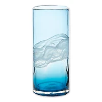 12.5" Ocean Waters Glass Vase