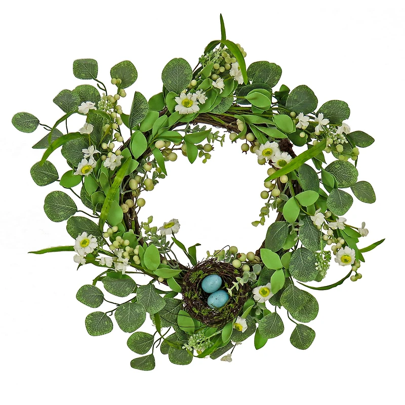 20'' Daisies and Berries Wreath