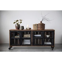 Hello Honey® 5.5" Hand-Woven Jute & Glass Votive Candle Holder