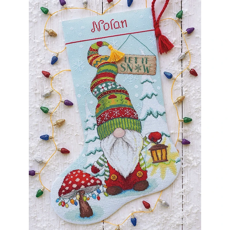Dimensions® Gnome Stocking Counted Cross Stitch Kit