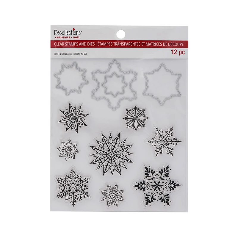 Snowflake Clear Stamp & Die Set by Recollections™