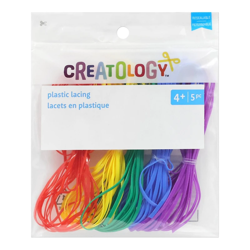 Rainbow Plastic Lacing by Creatology™