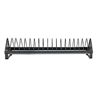 Hello Honey® 24" Distressed Black Rustic Farmhouse Metal Dish Rack