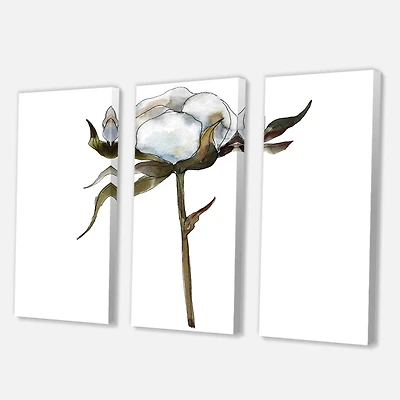 Designart - Retro Cotton Flower