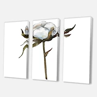 Designart - Retro Cotton Flower