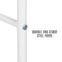 Honey Can Do Gray/White 6-Bin Rolling Cart