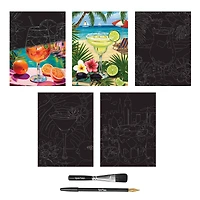 Brea Reese™ 9" x 12" Sippin' on Sunshine Scratch Art Paper Pad