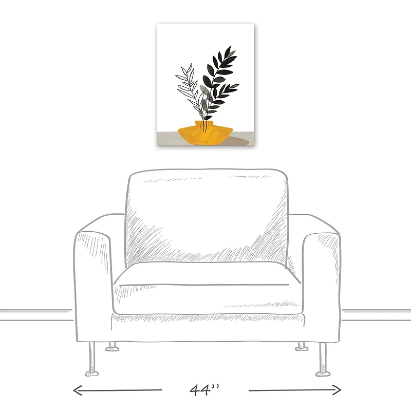 Table Set Up 16" x 20" Canvas Wall Art