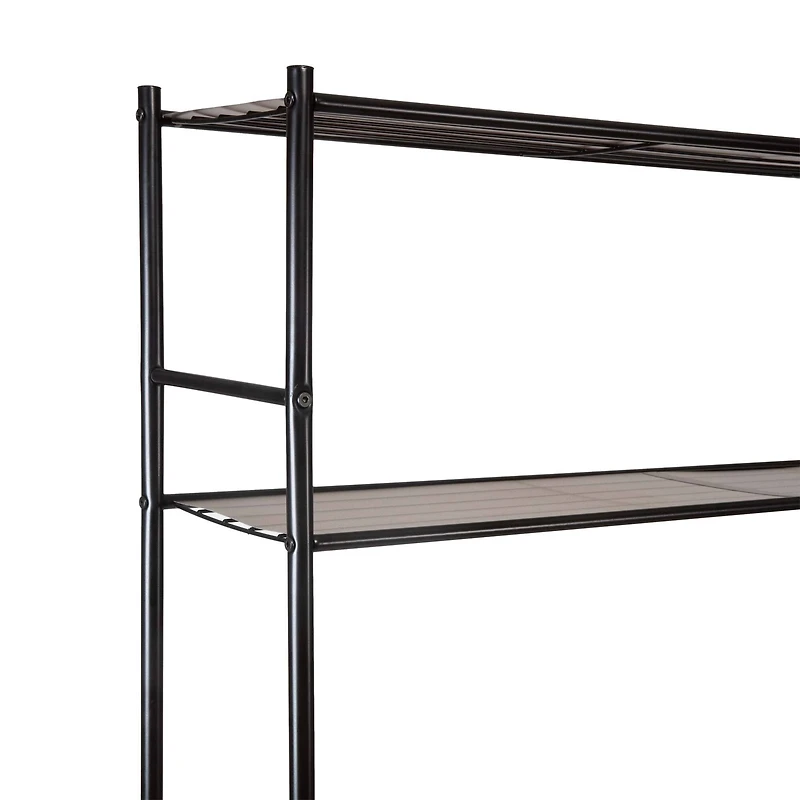 Organize It All Multi-Use Space Saver Rack in Black