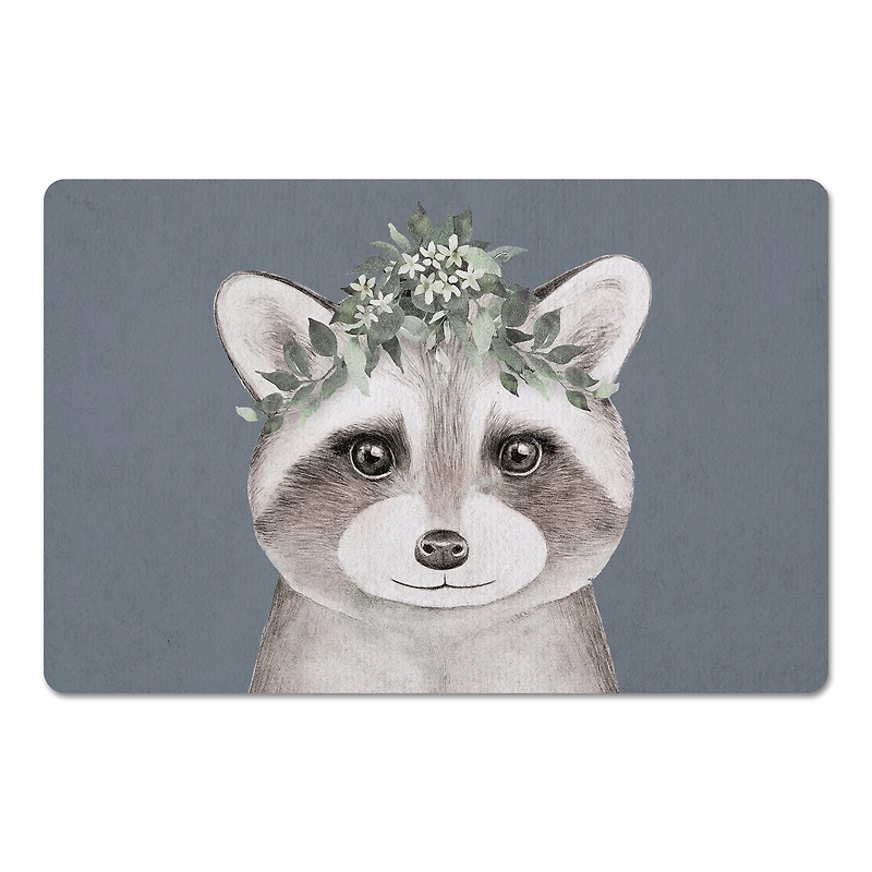 Sweet Raccoon 18" x 27" Floor Mat