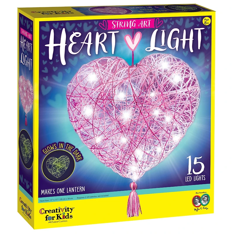 Creativity for Kids® String Art Heart Light