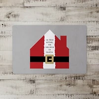 This House Believes 27x18 Floor Mat