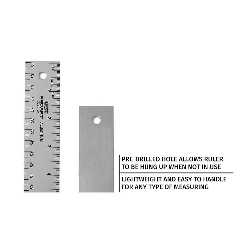 Pro Art® 24" Aluminum Ruler
