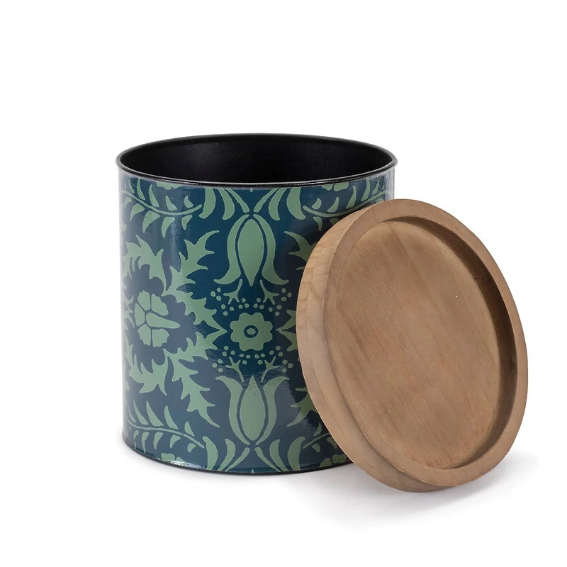 Round William Morris Canister Set