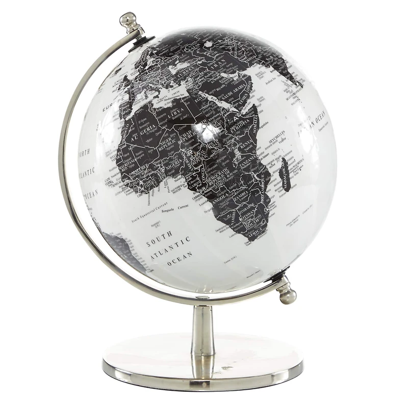 11" White Aluminum Traditional Globe