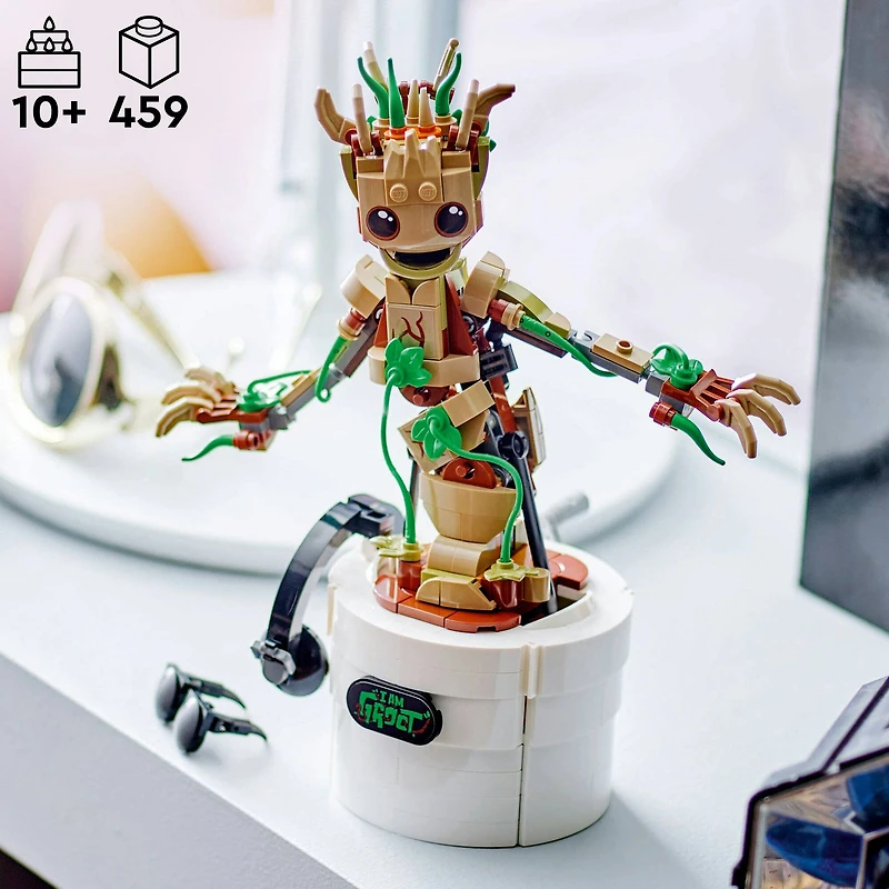 LEGO® Marvel Dancing Groot Buildable Animated Toy 76297