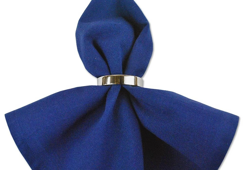 DII® Silver Circle Napkin Rings, 6ct.