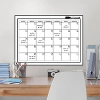 Wallpops White Monthly Dry Erase Calendar Decal