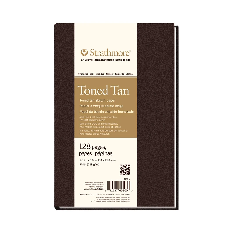 Strathmore® 400 Series Hardcover Toned Tan Art Journal