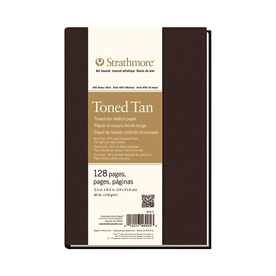 Strathmore® 400 Series Hardcover Toned Tan Art Journal