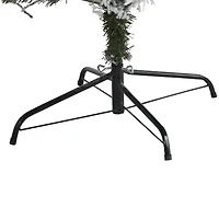 7ft. Pre-Lit White River Mountain Pine Artificial Christmas Tree, Clear LED Lights