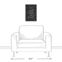 It Is Well With My Soul 12" x 18" Canvas Wall Art