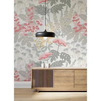 Katie Hunt Pink & Dove Gray Pink Paradise Wall Mural