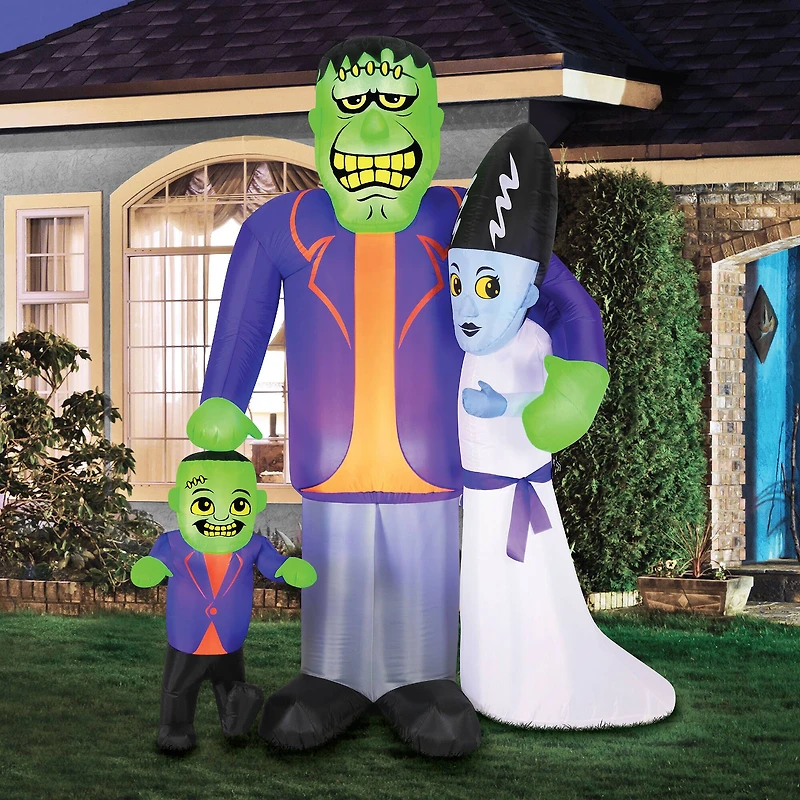 7ft. Inflatable Halloween Monster Family