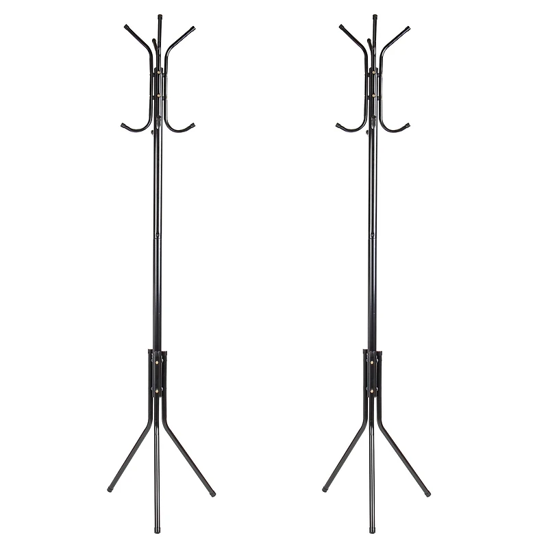 Mind Reader Alloy Collection 69" 8-Hook Metal Coat Trees