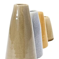 Hello Honey® Decorative Conical Stoneware Vase Set