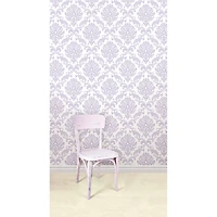 NuWallpaper Purple Ariel Peel & Stick Wallpaper