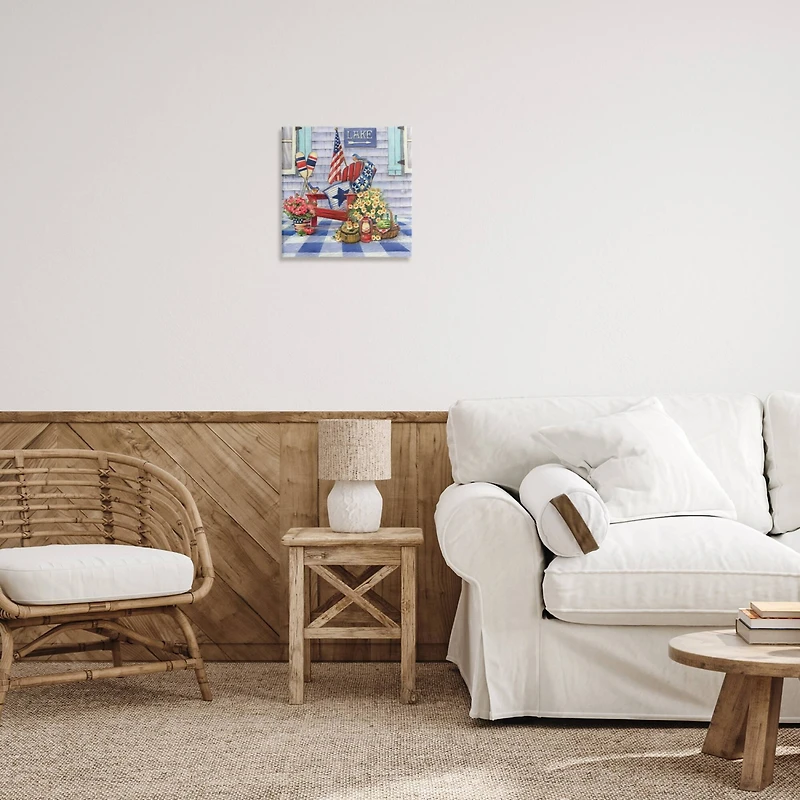 Stupell Industries Americana Porch View Canvas Wall Art