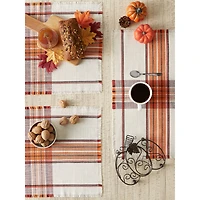 DII® Pumpkin Spice Plaid Placemats, 6ct.