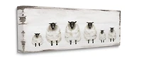 Stupell Industries Fluffy Farm Sheep Herd Rustic Country Animals Canvas Wall Art