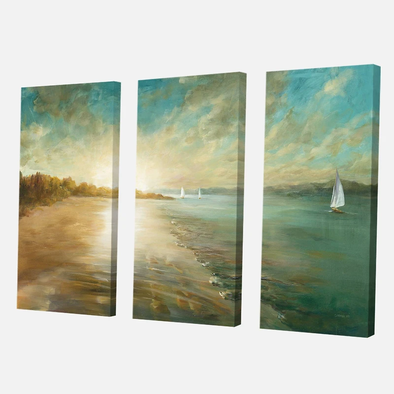 Designart - Coastal Pastel Horizon