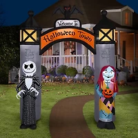 8.5ft. Airblown® Inflatable NBC Welcome to Halloween Town Archway