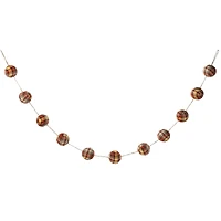 Glitzhome® 78.75" Fall Plaid Balls Garland