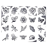 Bugs & Flowers Wood Stamp Set by Recollections®