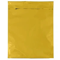 JAM Paper 9" x 12" Gold Foil Open End Envelopes with Self Adhesive Closure, 25ct.