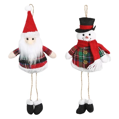 Assorted 10.5" Holiday Character Fabric Ornament by Ashland®